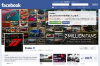 ダッジ、Facebook の「いいね!」が200万人…シボレーとフォードを上回る 画像