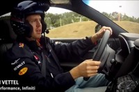 ベッテル選手、世界を舞台にインフィニティ車を開発中［動画］ 画像