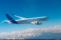 エアバス、A350 XWBが第1段階となる92時間のテスト飛行時間を完了 画像