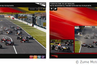 SBグループ、F1のライブ映像をiPadなどで視聴できるサービス開始…マルチビュー対応 画像