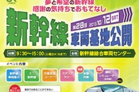 JR東日本、新幹線総合車両センターの一般公開イベント実施…10月12日 画像