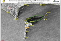 タイ湾の流出原油、サメット島東沖に 画像