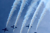 熱烈なラブコールで福島再訪、ブライトリング・ジェットチーム［写真蔵］ 画像