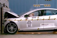 【NHTSA】テスラのEV、モデルS…衝突安全テストで最高評価［動画］ 画像