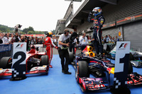 【F1 ベルギーGP】ベッテルがハミルトンを逆転し今季5勝目 画像