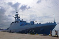 タイ海軍の国産監視船就役 画像