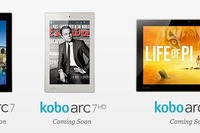 Kobo社、NVIDIA Tegra搭載の「Kobo Arc 10HD」など新4機種を発表 画像
