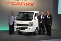 【スズキ キャリイ 新型発表】鈴木会長「都会の若者らしい車になった」 画像