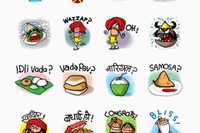 LINE、インドでオリジナルスタンプの提供を開始 画像