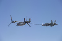 V-22オスプレイ、空中給油テストを完了 画像