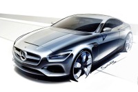 【フランクフルトモーターショー13】メルセデス Sクラス 新型に クーペコンセプト…イメージスケッチ公開 画像