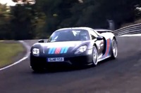 ポルシェ 918スパイダー、ニュルで6分57秒…市販車最速記録達成の瞬間［動画］ 画像