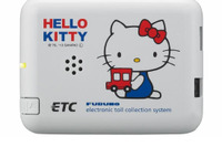 古野電気、キティちゃんのキャラクター音声付きETC車載器を発売 画像