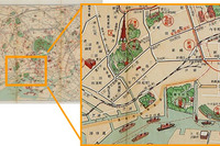ゼンリン地図の資料館、1964年東京オリンピック前後の地図7点を展示 画像