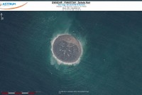 仏アストリウム、パキスタン地震島の大きさを地球観測衛星『プレアデス』画像で推定 画像