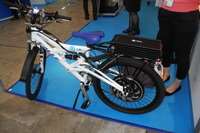 【CEATEC13】電動“マウンテン”バイク、最高時速46km/h、連続50km走行可能 画像