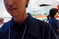 【CEATEC13】富士通研、スマホ連携センサーで眠気感知 画像