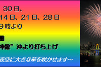 【東京モーターショー13】一般公開に合わせてお台場レインボー花火を6週連続実施 画像