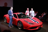 【フェラーリ 458スペチアーレ 発表】6000rpm/540Nm、ボディパネル再設計 画像