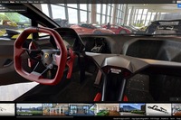 ランボ限定20台レヴェントン、車内をチェック…グーグル・マップ 画像
