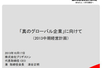 ブリヂストン、中期経営計画を策定…真のグローバル企業を目指す 画像