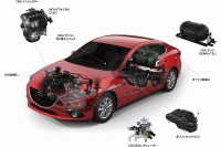 【東京モーターショー13】圧縮天然ガス使用、マツダ3 SKYACTIV-CNGコンセプト を参考出品 画像