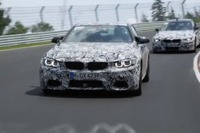 BMW M3 新型と M4 クーペ、ニュルで開発テスト…サス設定を煮詰める［動画］ 画像