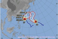 台風27、28号が接近中…26号以上の大雨となる恐れ 画像