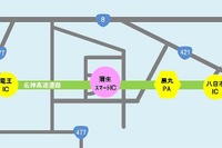 名神道・蒲生スマートICが12月22日に開通 画像