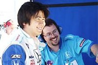 中野信治テストでクラッシュ!! 脳内出血で参戦休止 画像