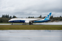 ボーイング、787-9ドリームライナーが飛行テスト 画像