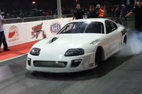 トヨタ スープラ の2000psドラッグレーサー、0-400m加速で新記録…6秒15［動画］ 画像