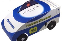 【スマートモビリティシティ 13】パナソニック、小学生対象のハイブリッドカー工作教室を開催 画像