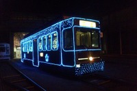 熊本市交通局、イルミネーション電車運行開始…来年1月まで 画像
