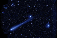 国立天文台 すばる望遠鏡搭載の超広視野主焦点カメラでアイソン彗星の尾を撮影 画像
