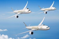 ボーイング、ドバイ航空ショーでエティハド航空より777Xと787-10の注文を受ける 画像