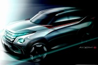 【東京モーターショー13】三菱コンセプト GC-PHEV…ボンネットを高くしフロントフェイスの塊感を強調 画像