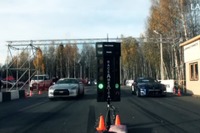 日産 GT-R、世界最速決定戦…パワーは1500ps超、0-1600m加速を競う［動画］ 画像