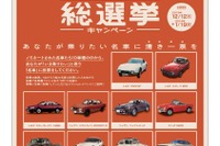 「いま乗りたい日本の名車」総選挙…デアゴスティーニ 1月19日まで 画像