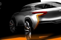 【ジュネーブモーターショー14】ヒュンダイ、イントラード を予告…次世代燃料電池コンセプトカー 画像