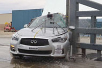 【NHTSA】日産 スカイライン 新型、インフィニティ Q50…最高の衝突安全性評価 画像