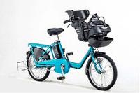 夫婦で使えるスタイリッシュデザイン…幼児2人同乗電アシ自転車「ギュット・ミニ・DX」発売 画像
