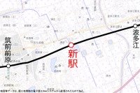 JR九州、筑肥線波多江~筑前前原間に新駅建設へ…2019年春開業目指す 画像
