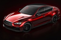 【デトロイトモーターショー14】インフィニティ Q50 Eau Rouge…日産 スカイライン 新型にF1のエアロダイナミクス技術 画像