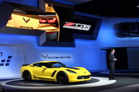 【デトロイトモーターショー14】コルベット Z06初公開…極太トルク87.8kgm、米生産は今年後半から 画像