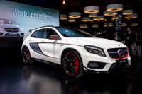 【デトロイトモーターショー14】メルセデスの小型SUV、GLA に「45AMG」 …加速はポルシェ マカン ターボに匹敵 画像