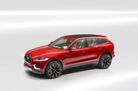 【ブリュッセルモーターショー14】ジャガーのSUVコンセプト、C-X17 が3度目の化粧直し…今度は情熱的な赤 画像