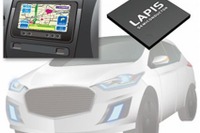 【オートモーティブワールド14】ラピスセミコンダクタ、車載向けの直流電源線通信LSIを出展…配線数削減 画像
