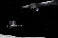 彗星探査機ロゼッタ 2年7カ月ぶりの冬眠開け通信に成功 画像