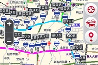 スマホ向けMapFan、対応バス路線に7社142路線を追加 画像